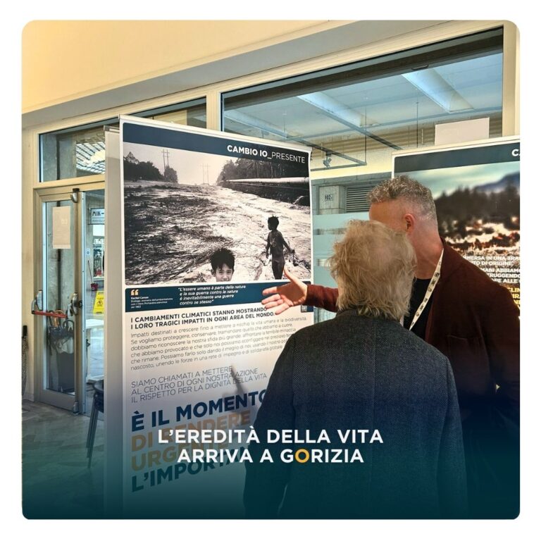 Copertina della mostra “L’eredità della vita” a Gorizia