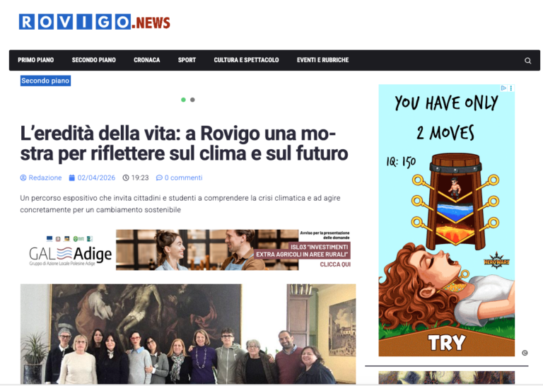 Articolo di giornale online - Rovigo News