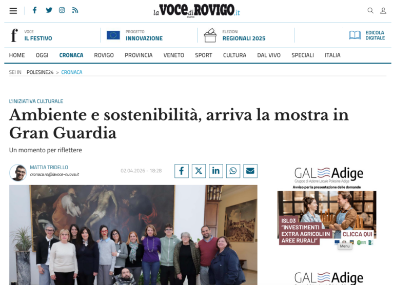 Articolo di giornale online - Voce di Rovigo